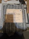 Kingston Lane 3 Piece Quilt Set Full/queen Gray And White. Fixed Price $19.99.
