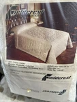 Fieldcrest Charisma White Fringe King Vtg HTF120X120IN Bedspread 100% Cotton Nos. Fixed Price $275.00.