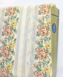 Vtg Thomaston Victorian Rose Floral Stripe Twin Bedding Set Sheets & Pillowcase. Fixed Price $49.00.