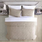 Modern Threads 3-PIECE Emerson Clipped Jacquard Comforter Set Taupe King. Fixed Price $79.00.