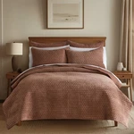 Velvet Stitch Rust With White Full/queen Quilt Set - Levtex Home. Fixed Price $149.99.