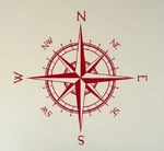 Compass Nesw Design #2 Vinyl Decal For Jeep Car Truck Bumper Wall Window Decor. Fixed Price $8.50.