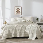 Wdcozy Beige Boho Oversized California King Quilt Bedding Set With 2.... Fixed Price $79.10.