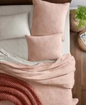Oake Cotton Geo Stitch Faux Embroidery Coverlet. Fixed Price $121.93.