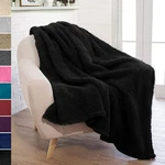 Fuzzy Soft Fleece Throw Blanket For Couch Sofa Bed Chair Microfiber Cozy Sherpa. Fixed Price $27.99.