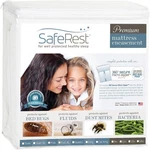 Saferest Mattress Protector - Premium Waterproof Zippered Cover For Bed. Fixed Price $21.99.