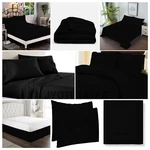 100% Cotton 1200 Thread Count Black Solid Select Bedding Sheets. Fixed Price $76.88.