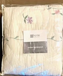 Jc Penney Home Collection Quilted Bedspread Floral Embroidered Twin 80X110. Fixed Price $64.99.