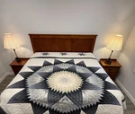Handmade Amish Quilt - Lone Star Pattern New!. Fixed Price $595.00.