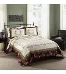 Modern Heirloom Brooke Quilt Set Ivory Full/queen Brand New. Fixed Price $79.95.