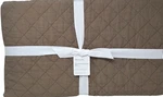 Pottery Barn Belgian Flax Linen Diamond King Quilt Toffee New Luxury Bedding. Fixed Price $229.99.