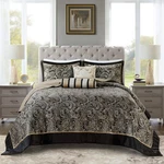 Madison Park Aubrey Reversible Quilted Bedspread Set, Solid Reverse Summer, King. Fixed Price $172.99.