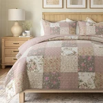 Slpr Secret Garden Patchwork Cotton Pieced Quilt Set - King With 2 Shams, Cou.... Fixed Price $187.54.