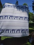 Lush Decor Blue White Llama Striped 4-PIECE Quilt Set, Reversible Bedding. Fixed Price $22.00.