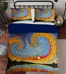 3D Caring Sun 1462NA Bed Pillowcases Quilt Cover Duvet Dena Tollefson Fay. Fixed Price $99.14.