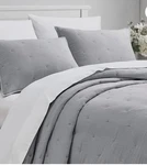 Sky Tufted Quilted Twin Coverlet Set. Fixed Price $55.00.