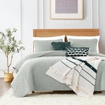 Roaringwild Size Quilt Bedding Sets With Pillow Shams, Queen, Mist Sage. Fixed Price $41.44.