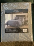 Grace Elizabeth 3-PC Microfiber Quilt Set Down Alternative 2 Shams Gray Nip. Fixed Price $25.00.