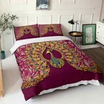 Wonderful Sapphire Peacock 3D Quilt Duvet Doona Cover Set Pillow Case Print. Fixed Price $57.02.