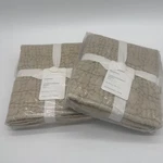 Pottery Barn Linen Washed Pillow Shams Standard Dark Flax Taupe Set Of 2 New. Fixed Price $54.99.