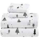 Comfort Spaces 100% Cotton Sheets Queen Size, Ultra Soft Cozy Flannel.... Fixed Price $55.06.