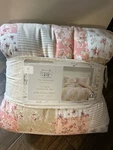 Farmhouse By Rachel Ashwell Patchwork Floral Roses King Comforter & Shams 3PC. Fixed Price $122.19.