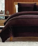 Twin New Ugg Madison Duvet Set Sham Bedding Cover Lodge Maroon Plush. Fixed Price $124.50.