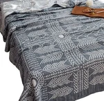 Meju Indian Boho Muslin Summer Blanket Throw For Bed Sofa Couch, 100% Co.... Fixed Price $68.44.