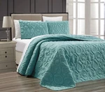 3-PIECE Oversize Quilt Tropical Coast Seashell Beach King Bedspread Turquoise. Fixed Price $71.76.