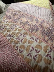 Anthropologie Bella Hothouse 96X92 Queen Cotton Quilt Bohemian Bedding Paisley. Fixed Price $150.00.
