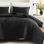 Kienna Quilt Set-luxury Double Sided Stitching Design Summer Blanket, Lightweigh. Fixed Price $55.67.