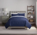 Waverly Navy Medallion Pinsonic 3PC Quilt & Shams Set King Nip. Fixed Price $99.99.