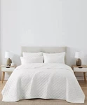 Ch Cannon Home Solid Full/queen 3 Pc Quilt Set Double Brushed-softness &. Fixed Price $75.99.