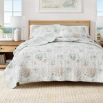 Coastal Printed Cotton Quilt Set - Santa Barbara Collection. Fixed Price $87.99.