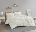 Intelligent Design Malea Shaggy Fur Duvet Cover Set - Full/queen All. Fixed Price $76.95.