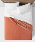 Threshold Quilt Lofty Velvet King Terracotta Bronze. Fixed Price $34.00.