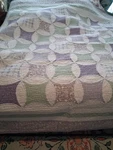 Quilt Lavender And Green Sz 80X82IN Xl Twin Or Full Size. Fixed Price $60.00.
