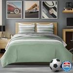 Comfort Spaces Queen Quilt Set Trendy Casual Fun Vibrant Color Stripes Design. Fixed Price $81.94.
