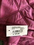 New Yves Delorme Queen Coverlet 98X98 Quilt Bedspread Triomphe Rubino Red France. Fixed Price $365.00.