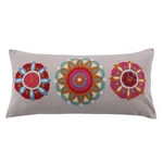 Rhapsody Decorative Pillow - Flower Medallions Multicolor, White Levtex Home. Fixed Price $44.99.
