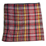 Pottery Barn Quinn Plaid Madras Heavy Cozy King Yarn-dye Quilt Cottage Cabin Euc. Fixed Price $29.99.