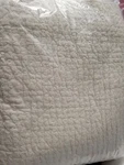 Pottery Barn Pick-stitch Handcrafted Cotton Linen King Quilt Flax. Fixed Price $159.00.