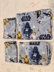 Pottery Barn Kids Star Wars Twin Bedding Set 4PC Darth Vader X-wing Cotton. Fixed Price $95.00.