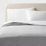 King Jersey Quilt Heather Gray - Threshold. Fixed Price $35.69.