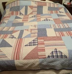Martha Stewart Full Queen Patchwork Quilt. Fixed Price $54.99.