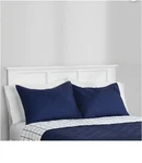 2 Pack Mainstays Standard/queen Shams Blue Star Quilt Revers Pillow Cover Case. Fixed Price $7.99.
