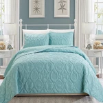 Grand Linen 3-PIECE Tropical Coast Seashell Beach California King Bedspread. Fixed Price $55.60.