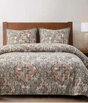 Hiend Accents Carmen Medallion Super King 3 Piece Comforter Mini Set New. Fixed Price $399.00.