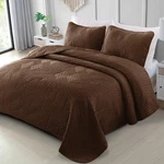 Exclusivo Mezcla Ultrasonic Full Queen Quilt Bedding Set, Lightweight Brown B.... Fixed Price $48.72.