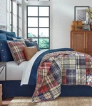 Cremieux Logan Plaid Lodge Style Cotton King Quilt Mini Set W/ Shams - Nwt. Fixed Price $174.99.